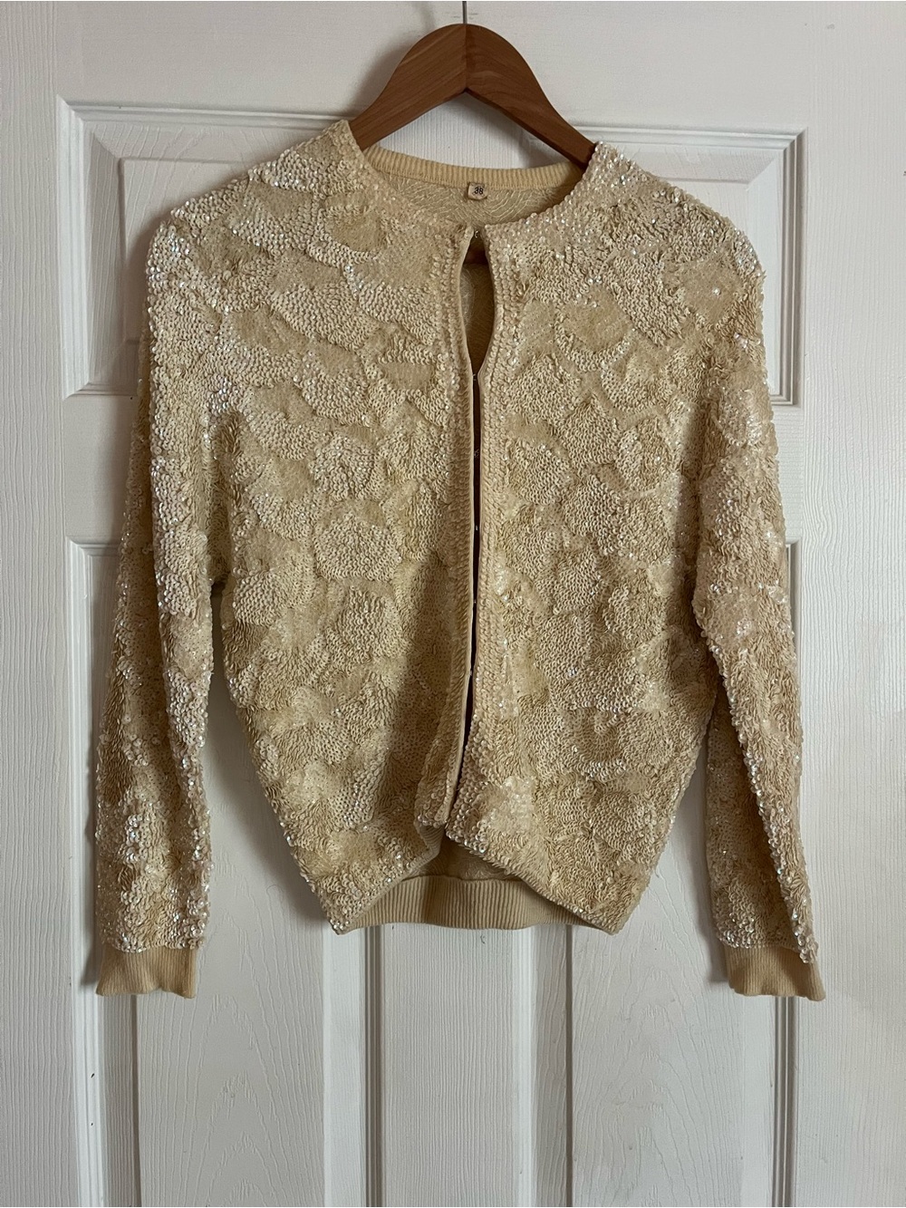 Vintage Sequinned Cardigan 50s